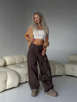 American Retro Brown Low Waist Flare Jeans 100% Cotton Floor Length Denim Pants For Women Sexy Streetwear Aesthetic Slimming Trousers American Retro Brown Low Waist Flare Jeans 100% Cotton Floor Length Denim Pants For Women Sexy Streetwear Aesthetic Slimming Trousers
