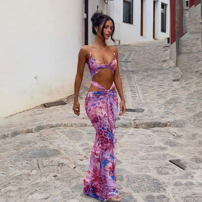 Sexy Women’s One Piece Printed Bikini Swimwear