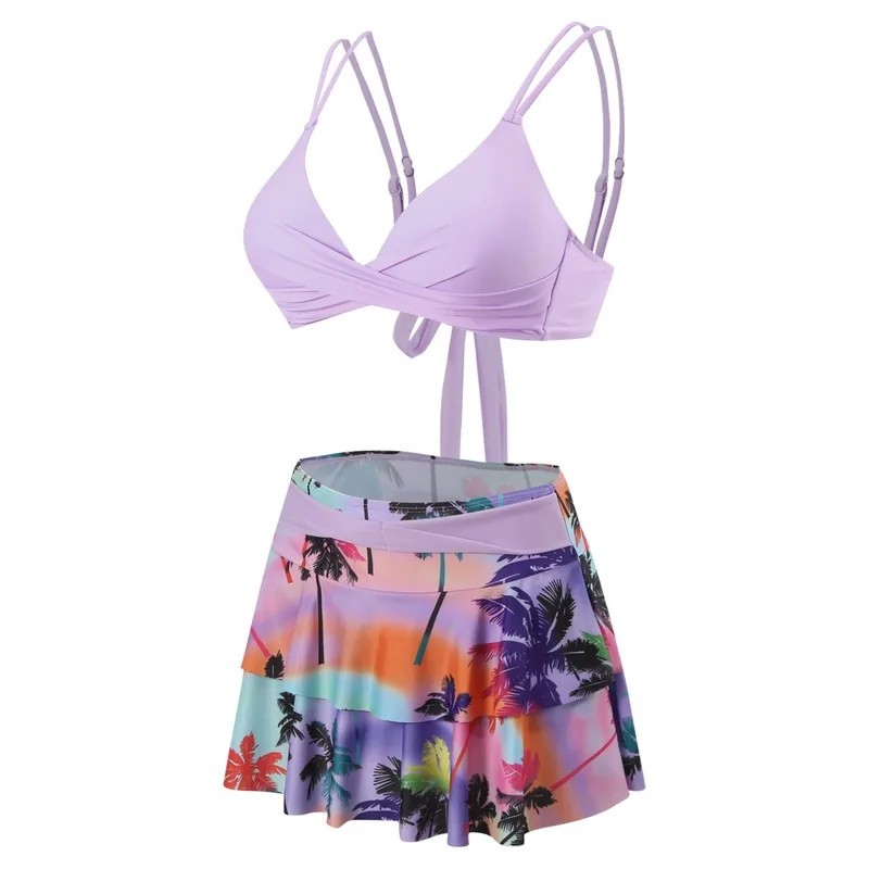 Ditsy Floral Women’s Seductive High Waist Bikini Swimsuits