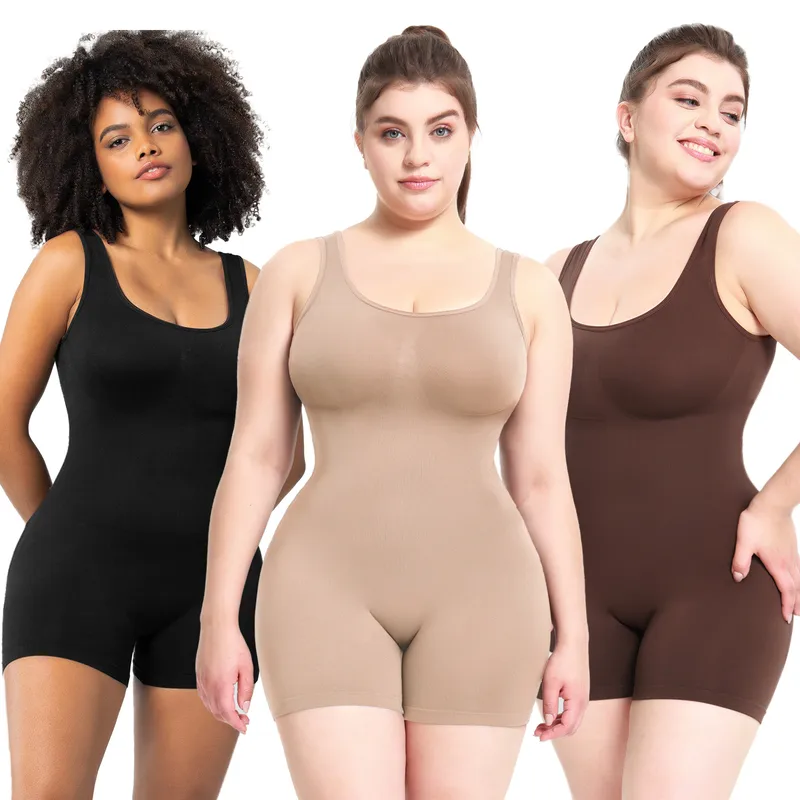 Women's Solid Color Tummy Control Shaping Underwear